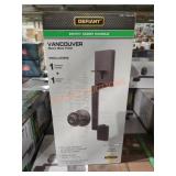 Defiant Entry Door Handle Kit, Matte Black