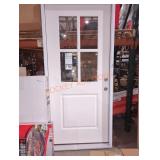 Steve and sons wood edge entry patio door