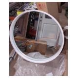 Litton Lane 24 in. x 24 in. Round Framed Mirror