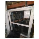 46" x 55" Double Hung Vinyl Frame White Window