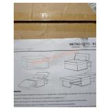 Relax-A-Lounger Dark Brown Convertible Ottoman