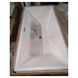 Streamline 58 in. Acrylic Bathtub