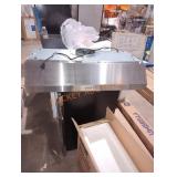 36" convertible under cabinet range hood