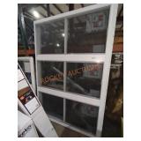 7 ft. X 55.5 in. 6 Panel White Window
