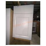 18" W x 25" D x 34.5" H White Base Cabinet