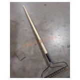 Anvil Bow Rake, Wood Handle