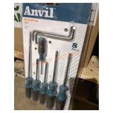 Anvil 8pc Screwdriver Set (Brand New)