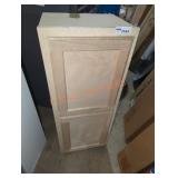 12" D x 35.5" W x 15" H unfinished over stove