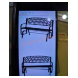 Hampton Bay Flintridge Black Outdoor Glider