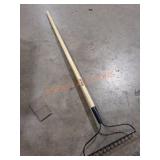Anvil Bow Rake, Wood Handle