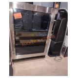 Beverage 23.4" 154 (12 oz) can cooler, stainless