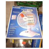 16" oscillating performance table fan white