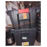 HDX 27 Gallon Tough Tote, 3-Pack