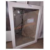20"ï¿½28" White Framed Wall Mirror