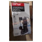 Everbilt Submersible sump pump 1/3 hp