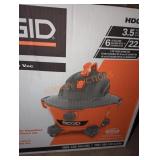 RIDGID 6 Gallon  Wet/Dry Shop Vacuum