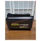 RYOBI 40V 6AH Lithium Battery ONLY