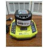 RYOBI 18V 4AH Battery and 18V Charger Combo