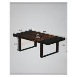 FUFU&GAGA 86.6 in. W Retangular Meeting Table