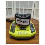 RYOBI 18V 4AH Lithium Battery and 18V Charger