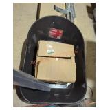 Husky6 cu. ft. Steel Wheelbarrow with Flat Free