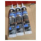 GE Waterproof Supreme Silicone, 3 Tubes Total