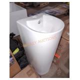 Swiss Madison One-Piece Pedestal Sink