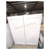 36" W x 13" D x 42" H White Wall Cabinet