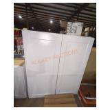 36" W x 13" D x 42" H White Wall Cabinet