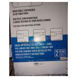 Adjustable closet organizer kit fits 7