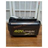 RYOBI 40V 6AH Lithium Battery ONLY