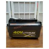 RYOBI 40V 6AH Lithium Battery ONLY