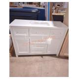 48" W x 19" D x 35" H bathroom sink vanity