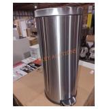 StyleWell 30L Stainless Steel Round Step Trashcan