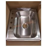 Glacier Bay 25 in. Drop in Stainless Steel Sink