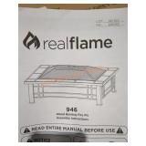 Real Flame Rectangular Wood Burning Fire Pit