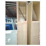 18" W x 88" L x 24" D unfinished wall cabinet