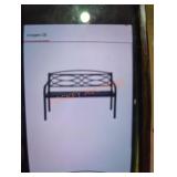 Hampton Bay Aubrey Metal Outdoor Bench