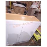 White kitchen cabinet 2 doors