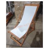 Safavieh Wood & White Folding Sling Chair