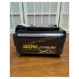 RYOBI 40V 6AH Lithium Battery ONLY