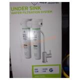 GE under sink water filtration system