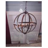 Progress Lighting Artisan Iron Orb Chandelier