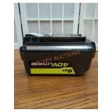 RYOBI 40V 6AH Lithium Battery ONLY