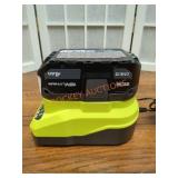 RYOBI 18V 4AH Battery and 18V Charger Combo