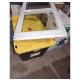 18" x 36" white new construction window with