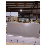 30" W x 13" D x 12" H Grey Wall Cabinet