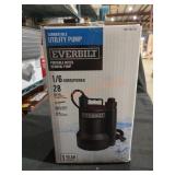 Everbilt 1/6 HP Plastic Submersible Utility Pump