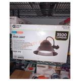 Commercial Electric 3500 Led area light bronze