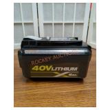 RYOBI 40V 6AH Lithium Battery ONLY